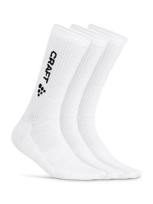 HJERM FIF Indoor 3-Pack Sock, Sort & Hvid